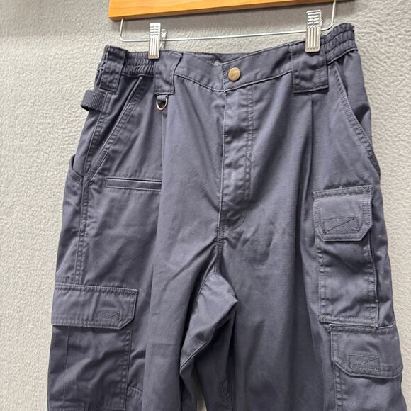 5.11 Tactical Pants Mens 32x30 ACTUAL Navy Blue Taclite Pro Ripstop Cargo - Picture 5 of 10